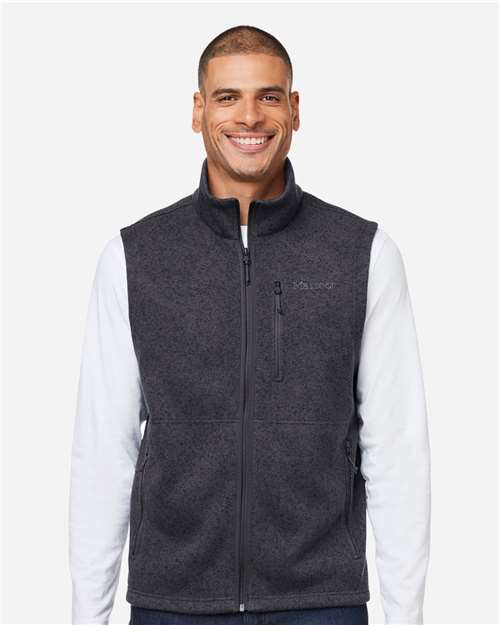 Men's Drop Line Vest - Black Heather