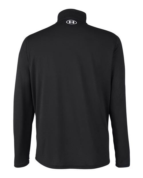 Men's Team Tech™ Quarter-Zip Pullover - Black/ White