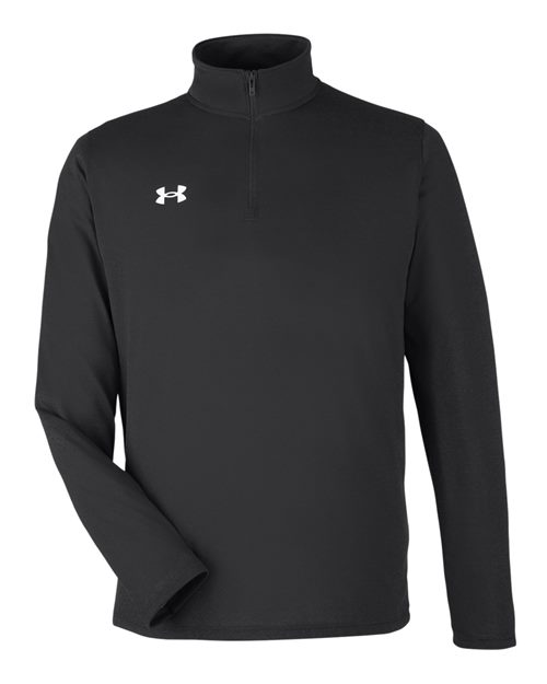 Men's Team Tech™ Quarter-Zip Pullover - Black/ White