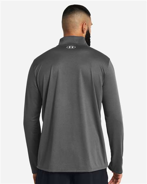 Men's Team Tech™ Quarter-Zip Pullover - Castlerock/ White