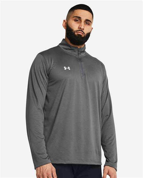 Men's Team Tech™ Quarter-Zip Pullover - Castlerock/ White