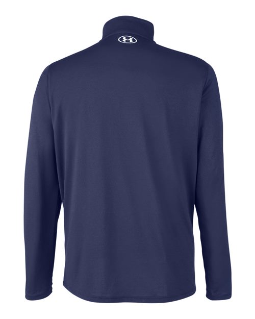 Men's Team Tech™ Quarter-Zip Pullover - Midnight Navy/ White