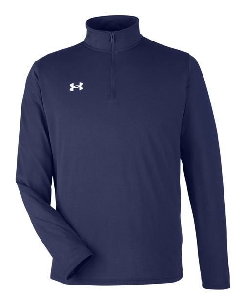 Men's Team Tech™ Quarter-Zip Pullover - Midnight Navy/ White