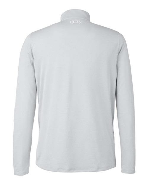 Men's Team Tech™ Quarter-Zip Pullover - Mod Grey Light Heather/ White