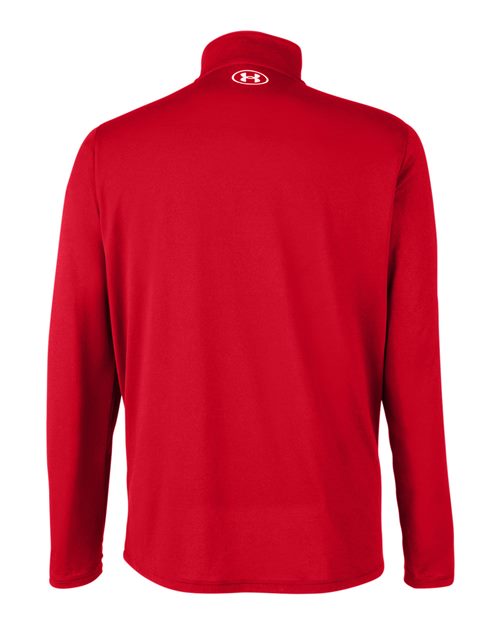 Men's Team Tech™ Quarter-Zip Pullover - Red/ White