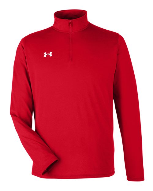 Men's Team Tech™ Quarter-Zip Pullover - Red/ White