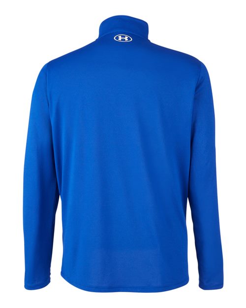Men's Team Tech™ Quarter-Zip Pullover - Royal/ White