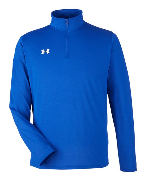 Men's Team Tech™ Quarter-Zip Pullover - Royal/ White