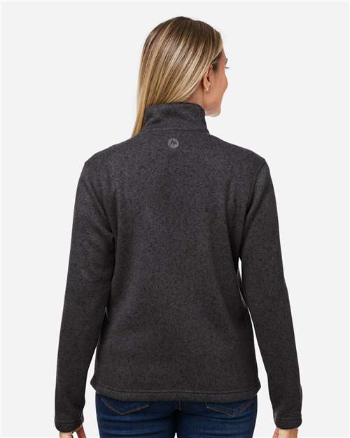 Women's Drop Line Fleece Jacket - Black Heather