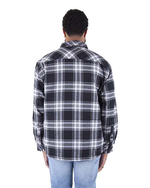 Unisex Plaid Jacket - Black
