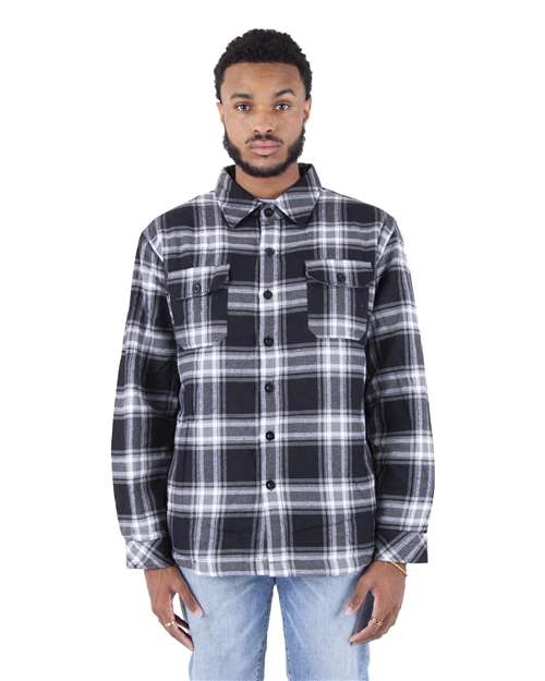 Unisex Plaid Jacket - Black