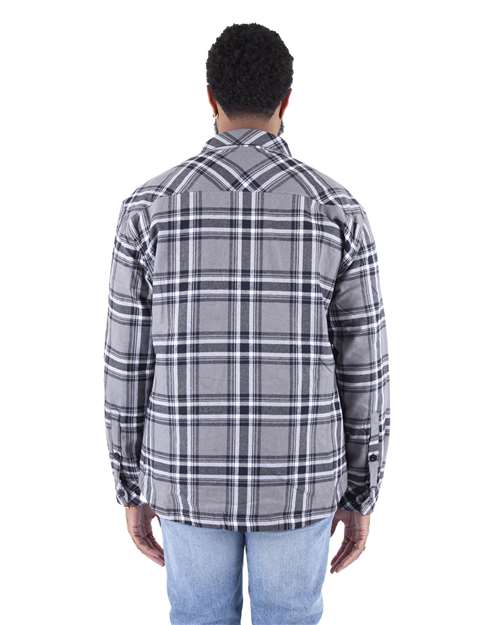 Unisex Plaid Jacket - Dark Grey