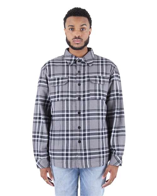 Unisex Plaid Jacket - Dark Grey