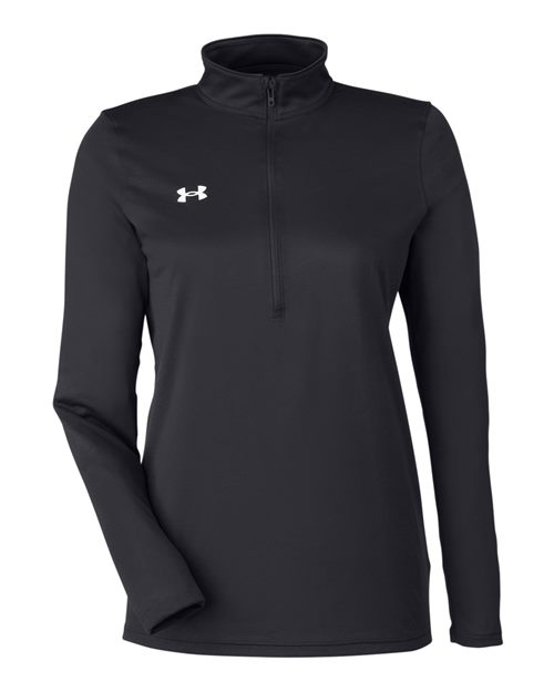 Women's Team Tech™ Half-Zip Pullover - Black/ White