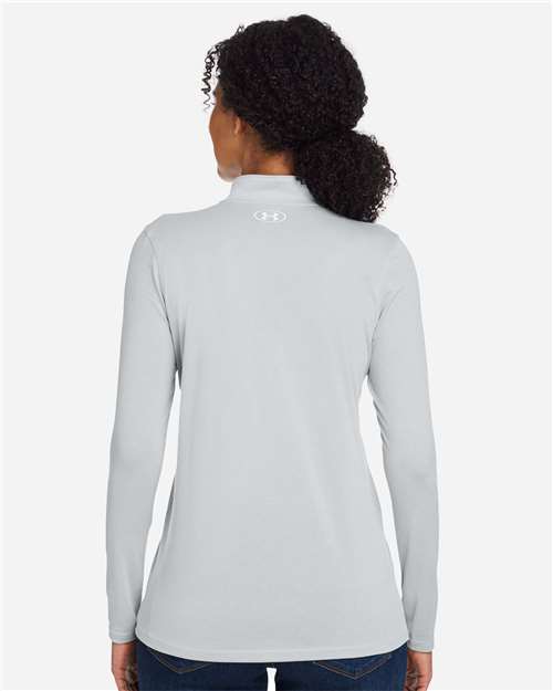 Women's Team Tech™ Half-Zip Pullover - Mod Grey Light Heather/ White