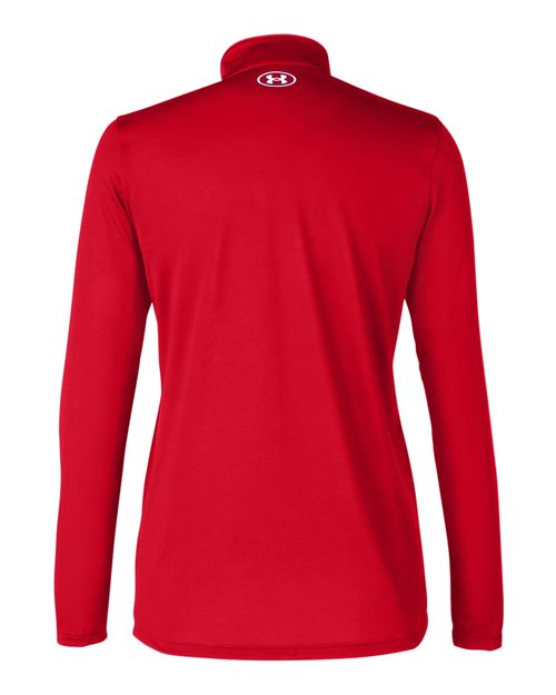 Women's Team Tech™ Half-Zip Pullover - Red/ White