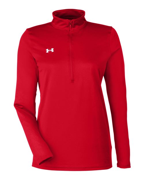 Women's Team Tech™ Half-Zip Pullover - Red/ White