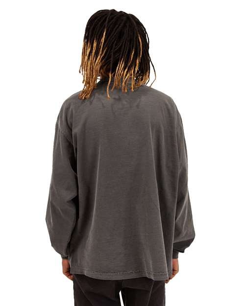 Unisex Max Heavyweight Garment-Dyed Long Sleeve T-Shirt - Shadow