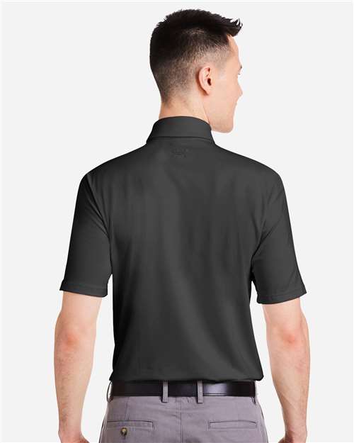 Men's Recycled Polo - Black/ White