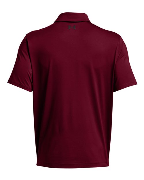 Men's Recycled Polo - Cardinal/ White