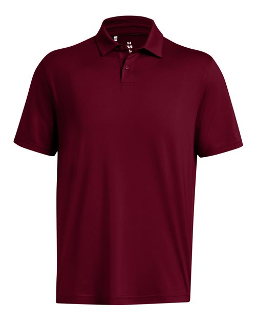 Men's Recycled Polo - Cardinal/ White