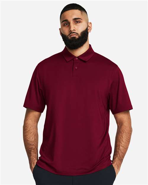 Men's Recycled Polo - Cardinal/ White