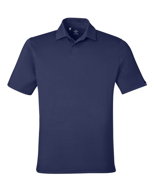 Men's Recycled Polo - Midnight Navy/ White