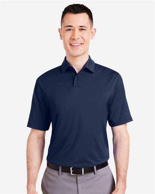 Men's Recycled Polo - Midnight Navy/ White