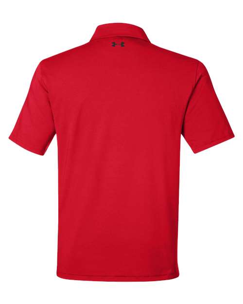 Men's Recycled Polo - Red/ White