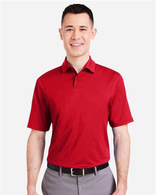 Men's Recycled Polo - Red/ White