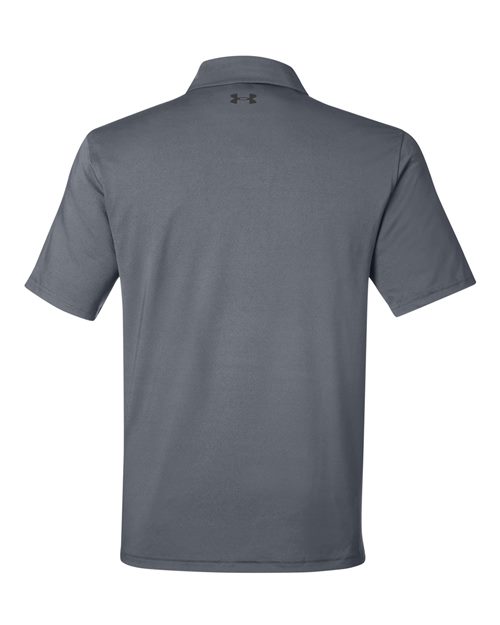 Men's Recycled Polo - Castlerock/ White
