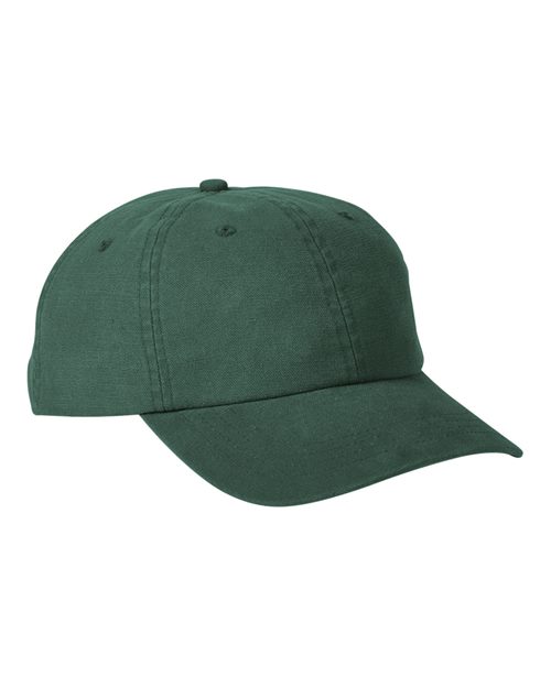 Heavy Washed Canvas Cap - Bottle Green