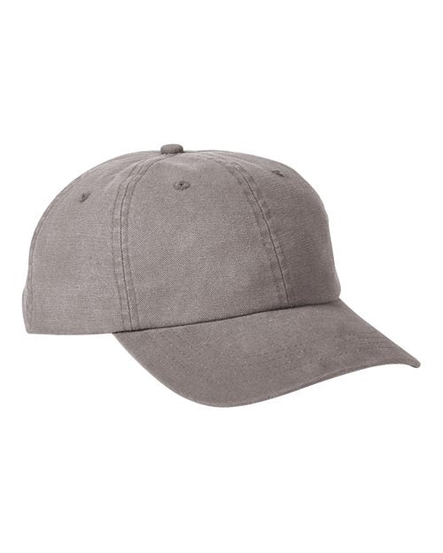 Heavy Washed Canvas Cap - Dark Grey
