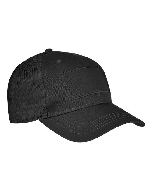 Patch Trucker Cap - Black/ Black/ Black