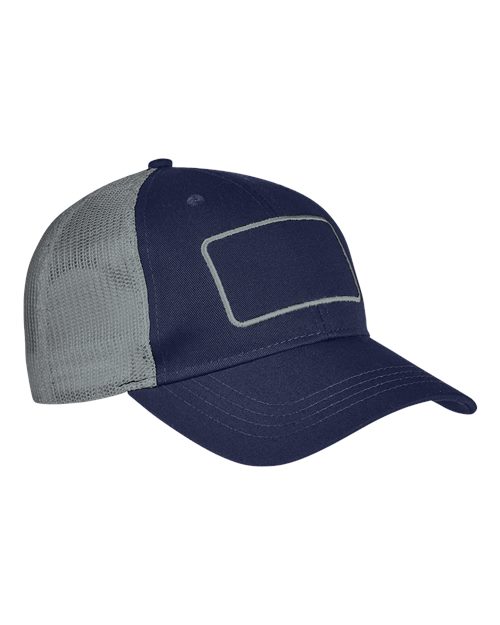 Patch Trucker Cap - Navy/ Grey/ Grey