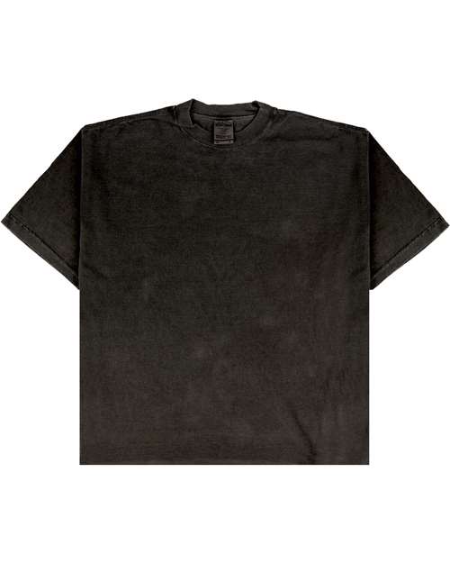 Unisex Max Heavyweight Garment-Dyed Drop Shoulder T-Shirt - Black
