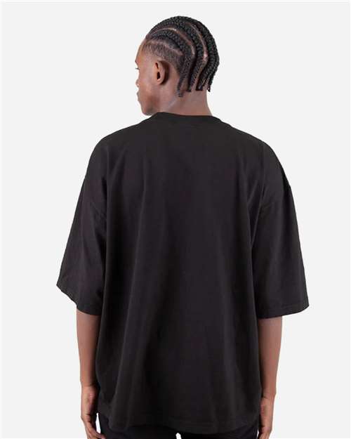 Unisex Max Heavyweight Garment-Dyed Drop Shoulder T-Shirt - Black