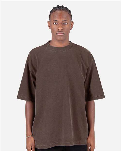 Unisex Max Heavyweight Garment-Dyed Drop Shoulder T-Shirt - Mocha
