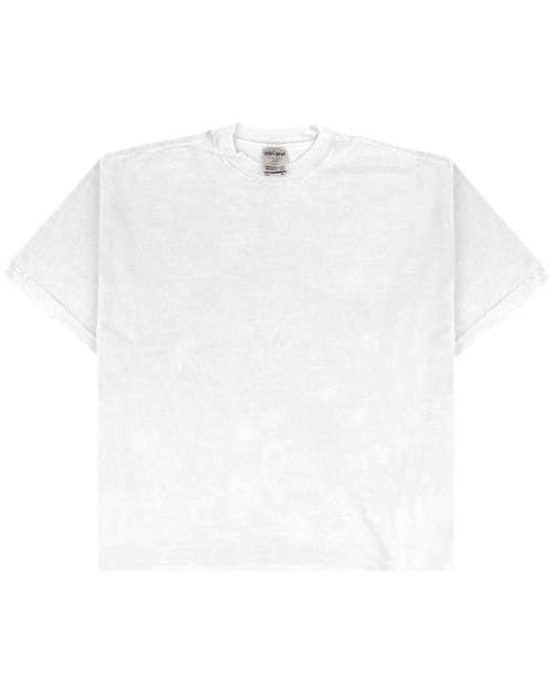 Unisex Max Heavyweight Garment-Dyed Drop Shoulder T-Shirt - White