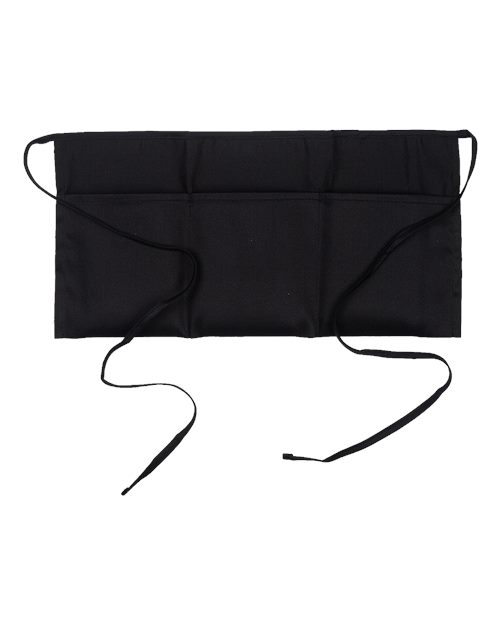 Waist Apron with Pockets - Black