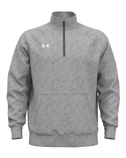 Men's Rival Fleece Quarter-Zip Pullover - CS Grey Light Heather/ White