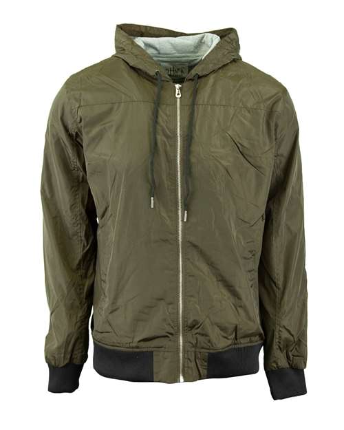 Unisex Windbreaker Jacket - Olive