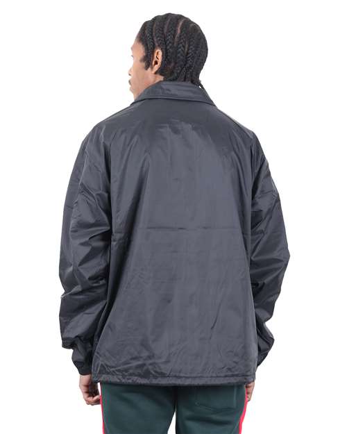 Unisex Coaches Jacket - Black