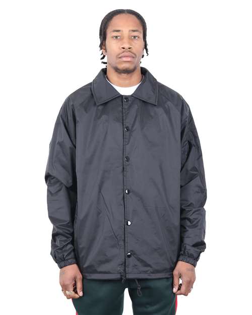 Unisex Coaches Jacket - Black