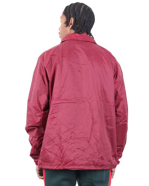 Unisex Coaches Jacket - Burgundy