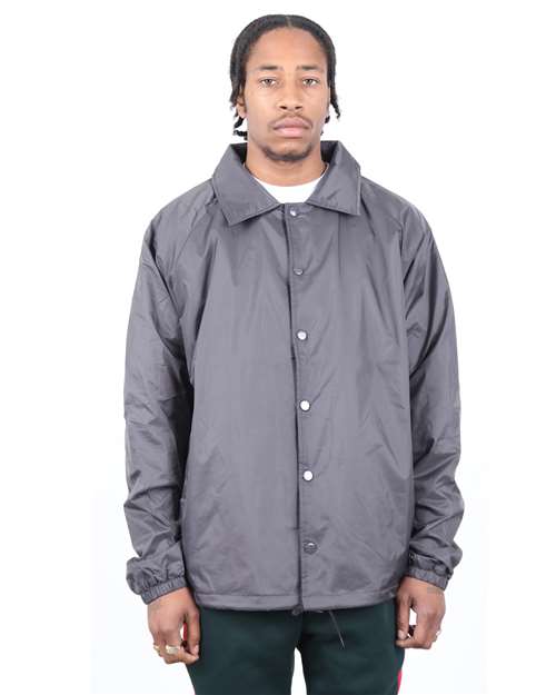 Unisex Coaches Jacket - Dark Grey