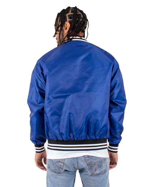 Unisex Varsity Bomber Jacket - Royal