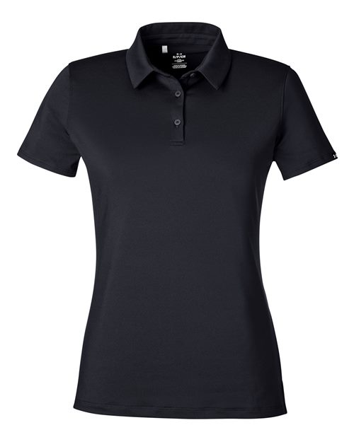 Women's Recycled Polo - Black/ White