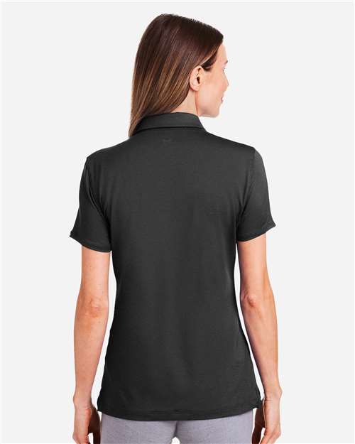 Women's Recycled Polo - Black/ White