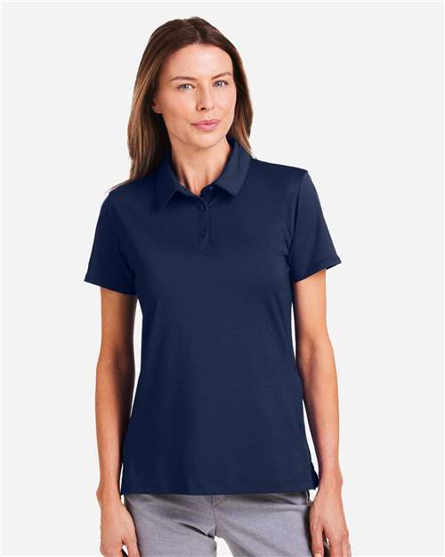 Women's Recycled Polo - Midnight Navy/ White